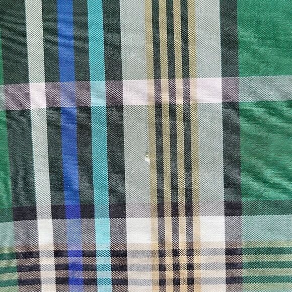 J. CREW Womens Green Plaid Button Down Long Sleeve Casual Collared Shirt size 6 - Picture 14 of 15